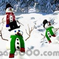 3D Dancing Snowmen screenshot